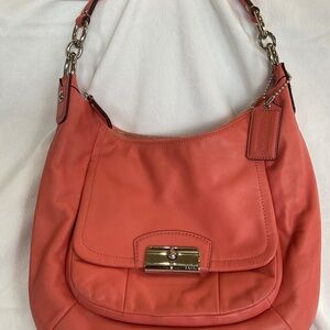 Coach Salmon leather “Kristin” Satchel/Shoulder bag - used